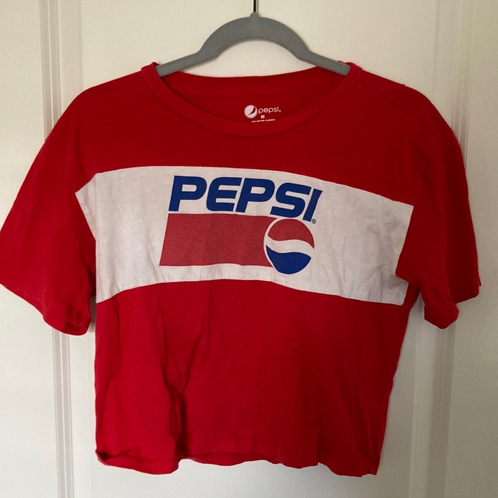 Vintage Style Pepsi Crop Top Tee